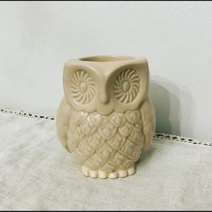 Ceramic Crackle Glazed Owl